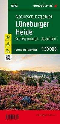 Cover for Luneburg Heath Nature Park, hiking, cycling and leisure map 1:50,000, freytag &amp; berndt, WKD 5082, with info guide (Map) (2022)