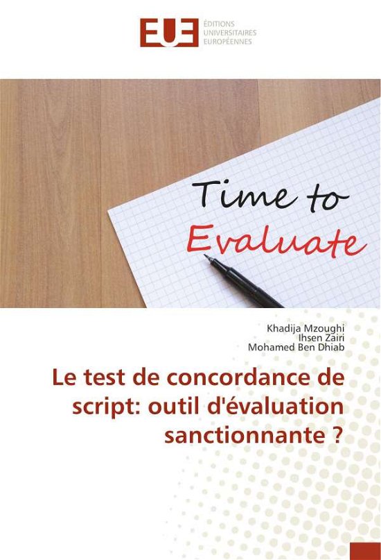 Cover for Mzoughi · Le test de concordance de scrip (Buch)