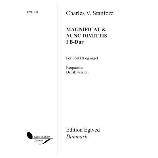 Cover for C.v. Stanford · Magnificat&amp;nunc Dimittis (Partituren) (2015)