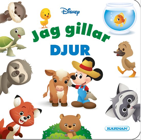 Cover for Jag gillar djur (Board book) (2024)