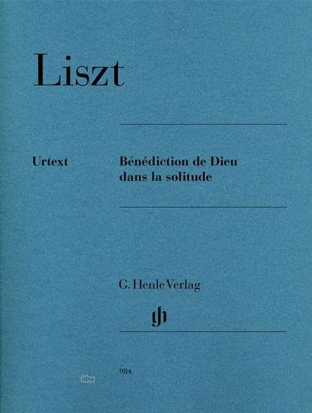 Cover for Liszt · Bénédiction de Dieu,Klavier.HN984 (Bog)