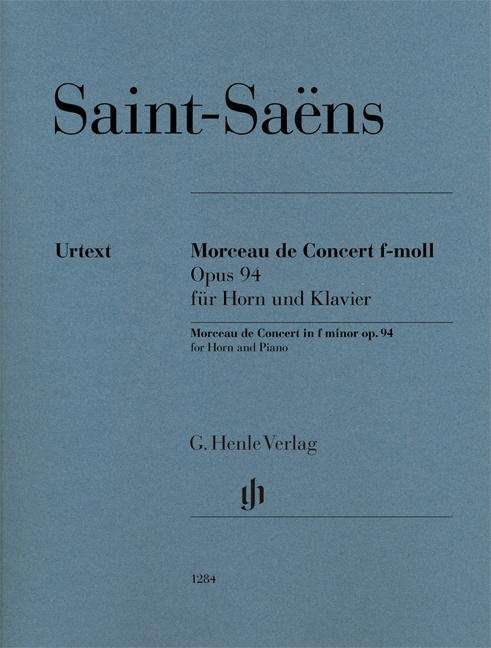 Cover for Saint-Saens · Morceau de Concert f-moll o (Bog) (2018)