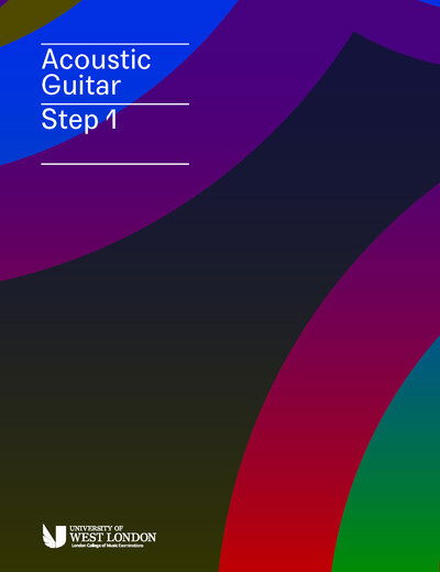 Cover for London College of Music Examinations · London College of Music Acoustic Guitar Handbook Step 1 from 2019 (Paperback Book) (2019)