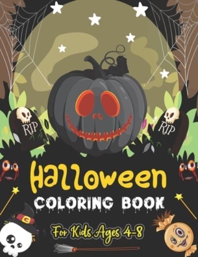 Cover for Bokul Publication · Halloween Coloring Book for Kids Ages 4-8 (Pocketbok) (2020)