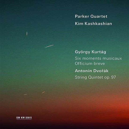 Cover for Parker Quartet / Kim Kashkashian · Kurtag: Moments Musicaux / Dvorak: String Quintet Op. 97 (CD) (2021)