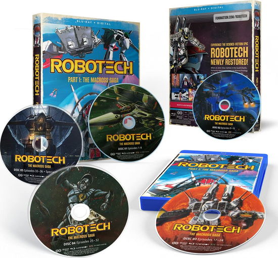 Robotech: Part 1 (The Macross Saga) - Robotech: Part 1 (The Macross Saga) - Movies - FUNimation Entertainment - 0704400104848 - September 28, 2021