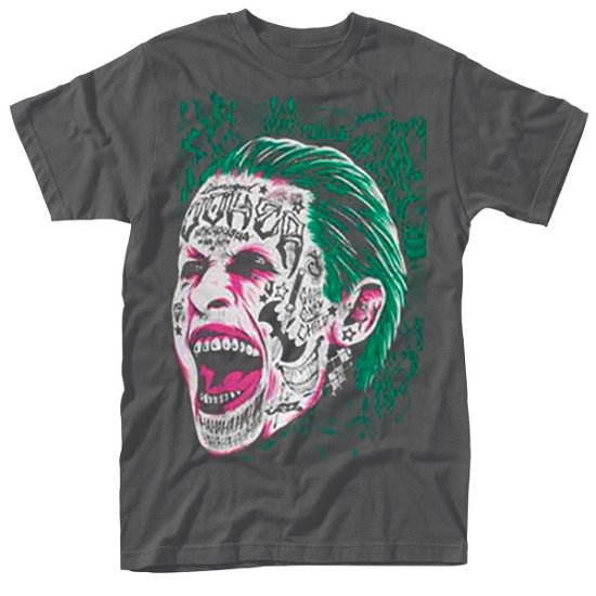 Cover for Suicide Squad · Joker Tattooed Face (T-shirt) [size XXL] (2016)