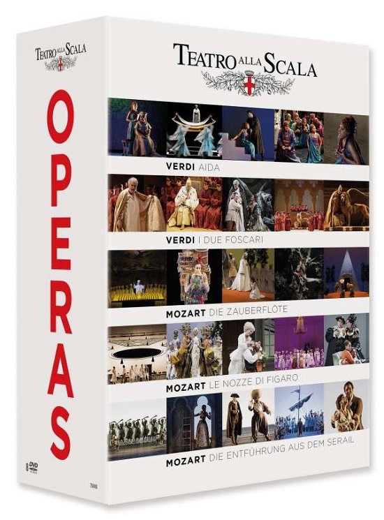 Cover for Verdi / Hermanis / Alvarez · Teatro Alla Scala Opera Box (DVD) (2021)