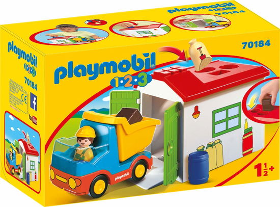 Cover for Playmobil · 1.2.3. Werkman met sorteer-garage Playmobil (70184) (Leksaker) (2020)