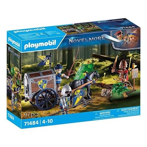 Cover for Playmobil · Playmobil Novelmore Overval op Transportwagen - 71484 (Leksaker)