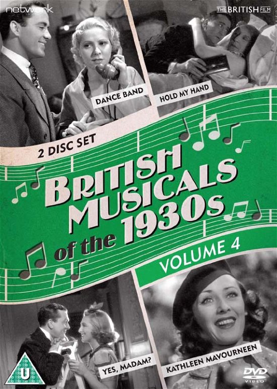 Cover for British Musicals of the 1930s Vol 4 · Hold My Hand / Yes, Madam / Kathleen Mavourneen / Dance Band (DVD) (2015)