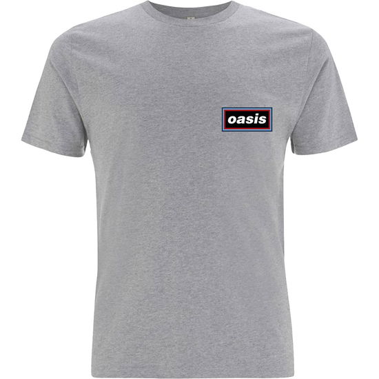 Oasis Unisex T-Shirt: Lines (Grey) - Oasis - Merchandise -  - 5056187736848 - September 18, 2020