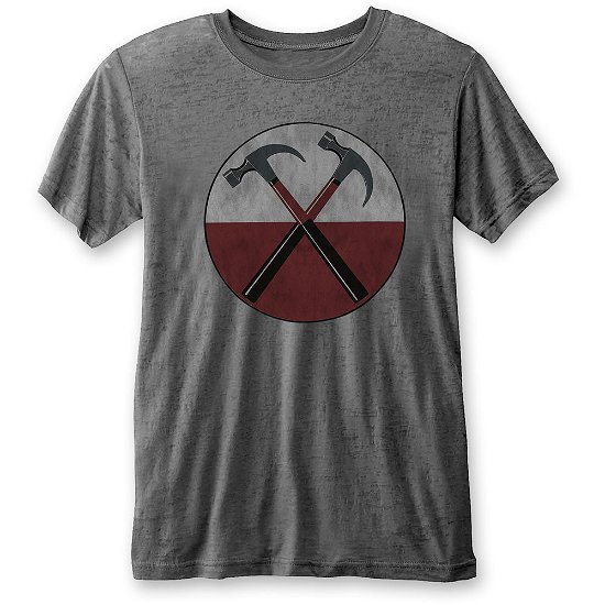 Pink Floyd Unisex T-Shirt: The Wall Hammers (Burnout) - Pink Floyd - Merchandise -  - 5056368609848 - 