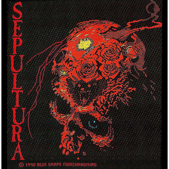 Sepultura Standard Woven Patch: Beneath the Remains - Sepultura - Merchandise - PHD - 5060185010848 - August 19, 2019