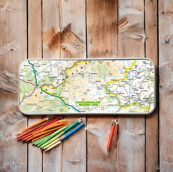 Cover for OS Map Metal Pencil Tin - Northumberland National Park (MERCH) (2025)