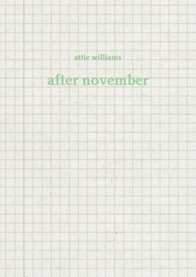 Cover for Attie Williams · After November (Book) (2017)