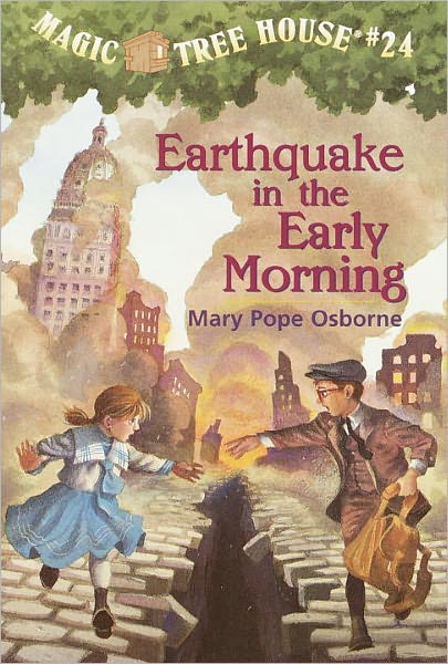 Cover for Mary Pope Osborne · Earthquake in the Early Morning (Turtleback School &amp; Library Binding Edition) (Magic Tree House) (Inbunden Bok) [Turtleback School &amp; Library Binding edition] (2001)