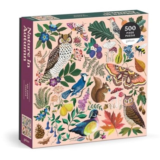 Cover for Galison · Nature in Autumn 500 Piece Puzzle (SPEL) (2024)