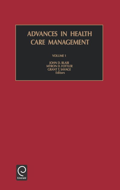 Cover for John Blair · Advances in Health Care Management - Advances in Health Care Management (Hardcover Book) (2000)