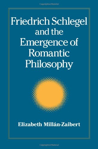 Cover for Elizabeth Millan-zaibert · Friedrich Schlegel and the Emergence of Romantic Philosophy (S U N Y Series, Intersections: Philosophy and Critical Theory) (Paperback Book) (2008)