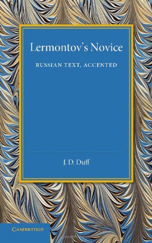 Cover for Mikhail Lermontov · Lermontov's Novice: Russian Text, Accented (Paperback Bog) (2014)