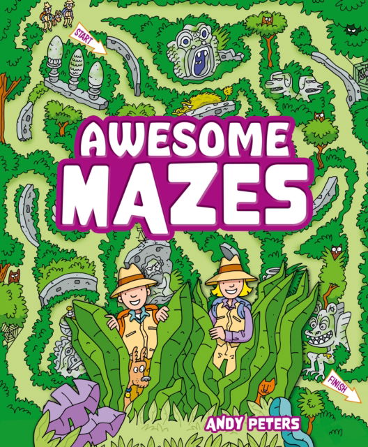 Cover for Andy Peters · Awesome Mazes: Over 200 Incredible Puzzles to Navigate! (Paperback Book) (2024)