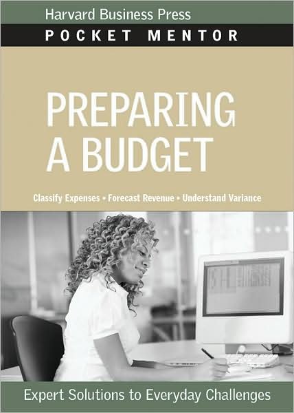 Cover for Harvard Business School Press · Preparing a Budget - Pocket Mentor (Paperback Book) (2009)