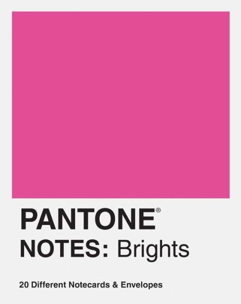 Cover for Chronicle Books · Pantone Notes: 20 Different Notecards &amp; Envelopes (Flashkort) (2020)