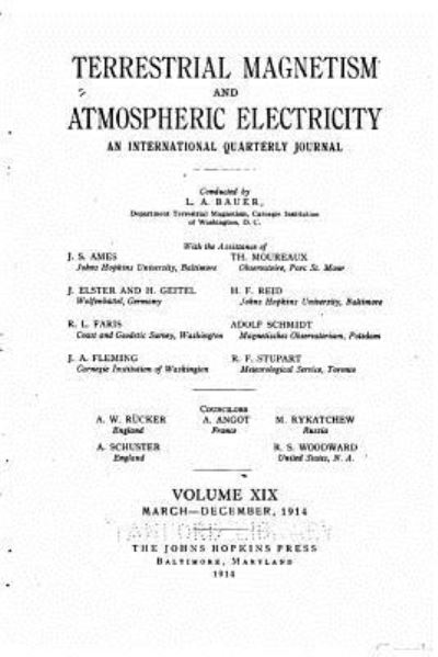 Cover for L A Bauer · Terrestrial magnetism and atmospheric electricity (Paperback Book) (2016)