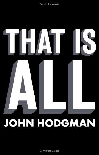 Cover for John Hodgman · That Is All (Paperback Book) (2012)