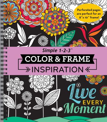 Cover for New Seasons · Color &amp; Frame - Inspiration (Adult Coloring Book) (Spiralbok) (2015)