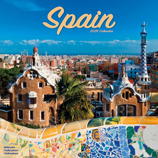 Cover for Spain Calendar 2026  Square Space Wall Calendar - 16 Month (Calendar) (2025)
