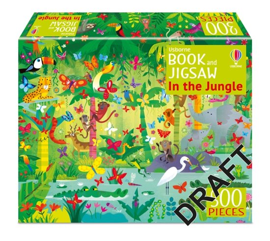 Usborne Book and Jigsaw In the Jungle - Usborne Book and Jigsaw - Kirsteen Robson - Książki - Usborne Publishing Ltd - 9781805077848 - 4 lipca 2024