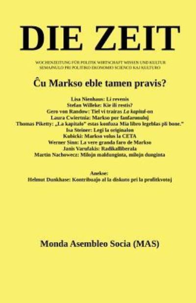 Cover for Helmut Dunkhase · ?u Markso eble tamen pravis? (Paperback Book) (2017)