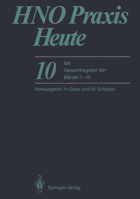 Cover for K Fleischer · HNO Praxis Heute - HNO Praxis Heute  (Abgeschlossen) (Paperback Book) [Softcover reprint of the original 1st ed. 1990 edition] (2011)