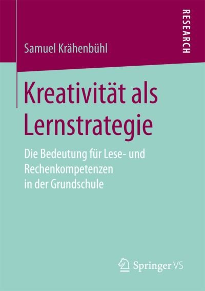 Cover for Krähenbühl · Kreativität als Lernstrategi (Bog) (2017)