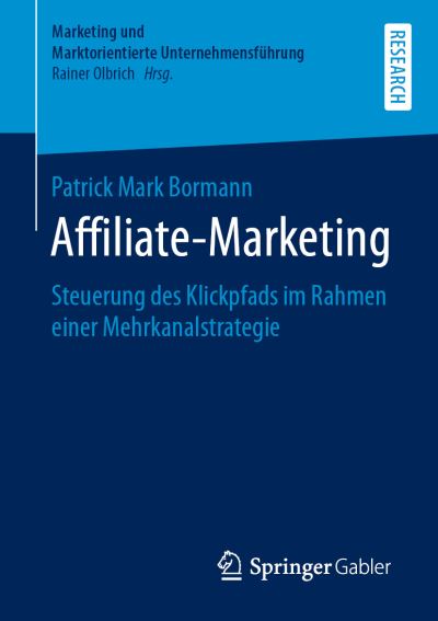Cover for Bormann · Affiliate Marketing (Book) [1. Aufl. 2019 edition] (2019)