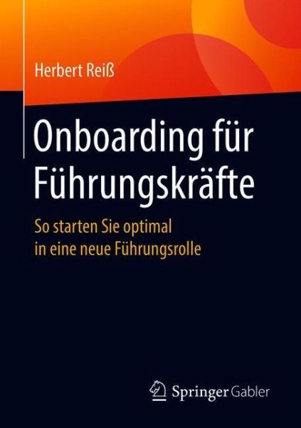 Cover for Reiß · Onboarding fuer Fuehrungskraefte (Book) (2020)