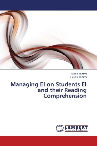 Cover for Hajieh Rahimi · Managing Ei on Students Ei and Their Reading Comprehension (Pocketbok) (2013)