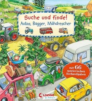 Cover for Joachim Krause · Suche und finde! - Autos, Bagger, Mähdrescher (Board book) (2022)