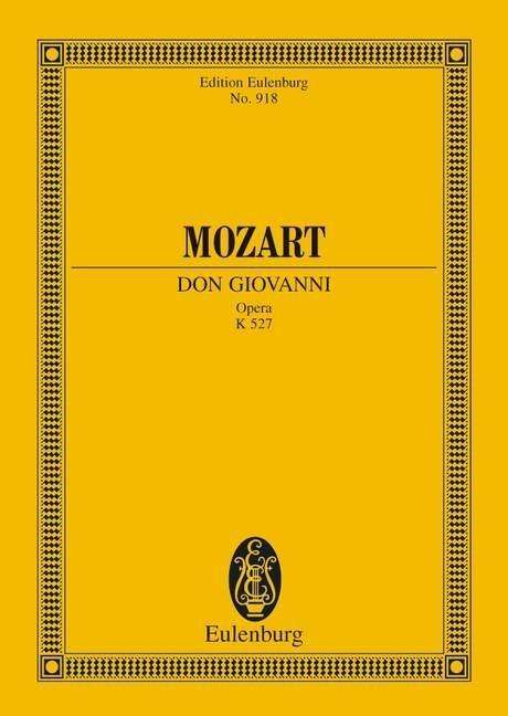 Don Giovanni Kv 527 - Wolfgang Ama Mozart - Książki - SCHOTT & CO - 9783795763848 - 1 września 1983