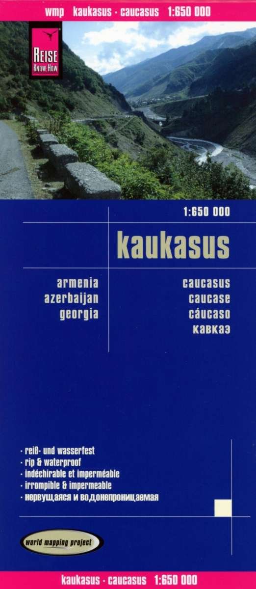 Cover for Reise Know-How · Caucasus (1:650.000) 2019 (Book) (2024)