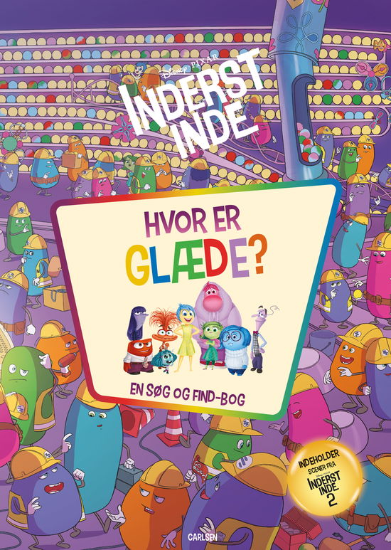 Cover for Disney · Hvor er Glæde? En søg og find-bog (Bound Book) [1º edição] (2025)