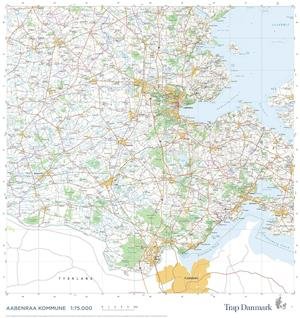 Cover for Trap Danmark · Trap Danmark: Falset kort over Aabenraa Kommune (Landkart) [1. utgave] (2021)