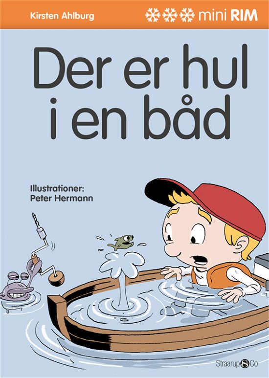 Cover for Kirsten Ahlburg · Mini Rim: Der er hul i en båd (Hardcover bog) [1. udgave] (2021)