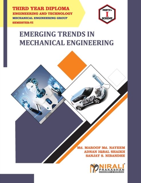 Cover for MD Mr Maroof · Emerging Trends in Mechanical Engineering (Paperback Book) (2020)