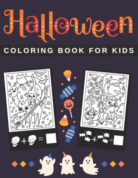 Cover for Fun Pen Press · Halloween Coloring Book For Kids (Paperback Bog) (2020)