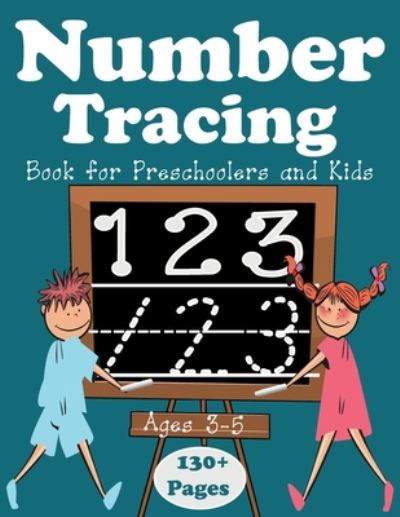 Cover for Blkcm Bnkcm · Number Tracing Book for Preschoolers and Kids Ages 3-5 (Pocketbok) (2021)