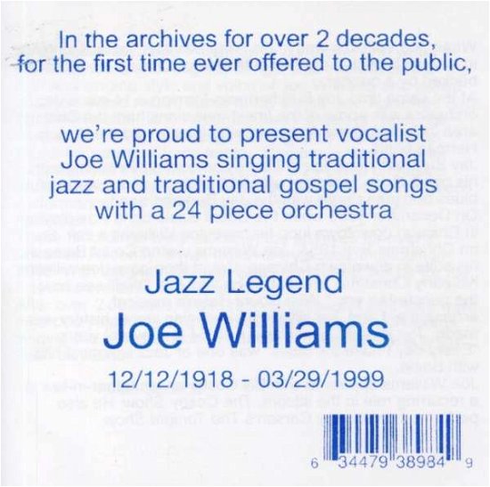 Cover for Joe Williams · Joe Williams Sings: Backed by a 24 Piece Orchestra (CD) (2006)