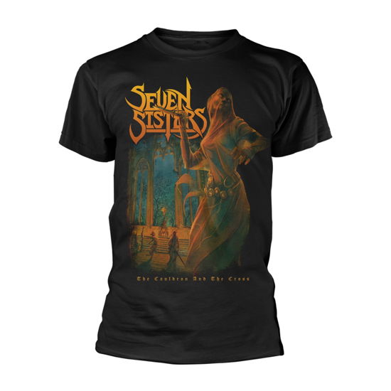 Cover for Seven Sisters · The Cauldron and the Cross (TØJ) [size S] [Black edition] (2018)